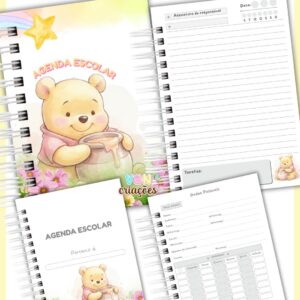 Arquivo Digital - Escolar ursinho Pooh