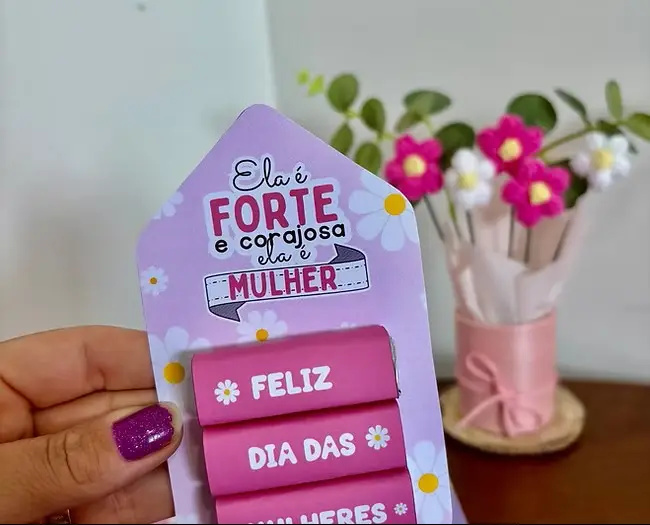 ARQUIVO CARD PARA 3 BIS EM PDF - DIA DAS MULHERES ARQUIVO CARD PARA 3 BIS EM PDF - DIA DAS MULHERES - Imagem 1