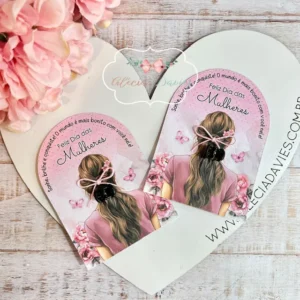 ARTE TAG PARA PRESILHAS DE CABELO DIA DAS MULHERES
