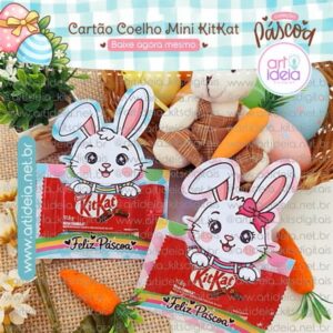 Arquivo Digital - Cartão Mini KitKat Coelho Páscoa #2