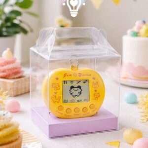 CAIXA DE ACETATO PARA BICHINHO VIRTUAL  TOMAGOTCHI (STUDIO E PDF)