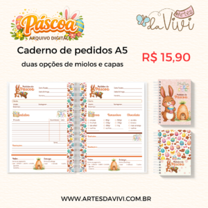 Caderno de pedidos - arquivo digital