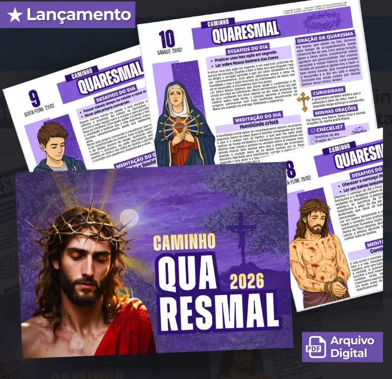 Caminho Quaresmal 2026 ( Digital ) Caminho Quaresmal 2026 ( Digital ) - Imagem 1