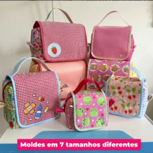 Maletas de Meia Tigela – MOLDES VIRTUAIS PARA COSTURA!