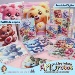 ARQ DIG – PACK de CAPAS – Ursinhos AMOrosos