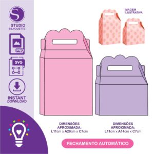 ARQUIVO DE CORTE MOCKUP MALETINHA FUNDO AUTOMÁTICO (STUDIO, PNG E SVG)