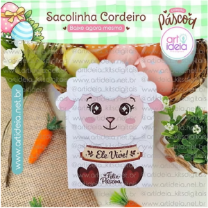 Arquivo Digital - Sacolinha Cordeiro Páscoa