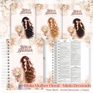 Bíblia Mulher Floral