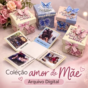 Caixinha Cartonada Coleção Amor de Mãe