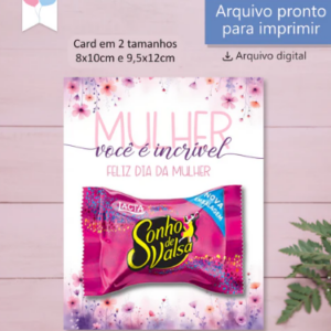 Card Multiuso - Dia da Mulher