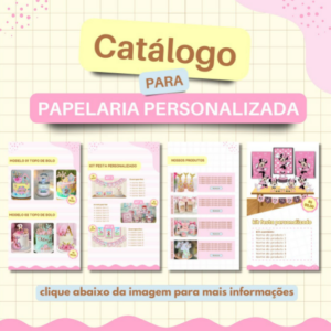 Catálogo para Papelaria Personalizada