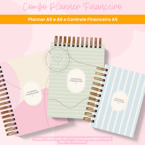 Combo Planner Financeiro Não-Datado