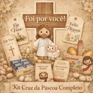 Kit Cruz da Páscoa Completo
