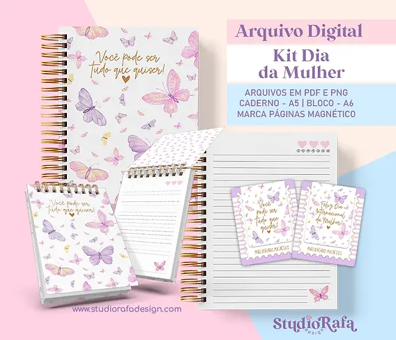Kit Dia da Mulher #1 (arquivo digital) Kit Dia da Mulher #1 (arquivo digital) - Imagem 1
