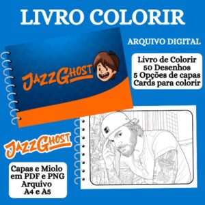 Livro de Colorir - Jazz Ghost