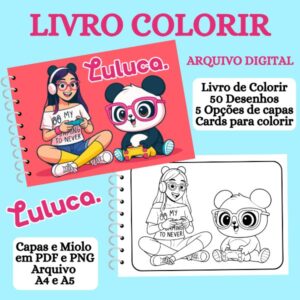 Livro de Colorir - Luluca