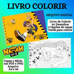 Livro de Colorir - Natan Por Ai