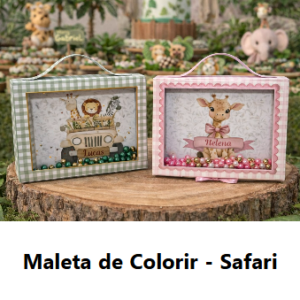 Maleta de Colorir Safari