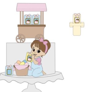 Menina Embalando Ovo