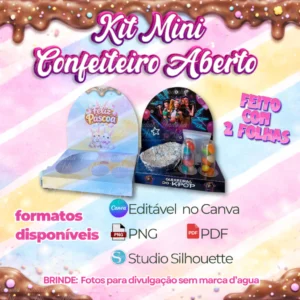 Molde Mini Confeiteiro Aberto