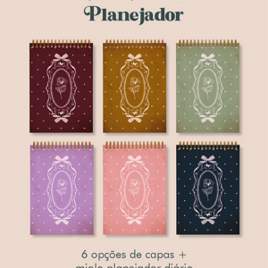 Planejador Diário Coleção Laços & Rosas