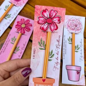 ARQUIVO TAG PARA LÁPIS CANETA EM PDF DIA DAS MULHERES