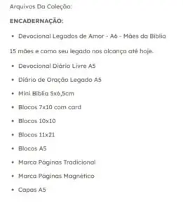 Encadernação Mães 2026 ( Papel Amado ) - Imagem 2