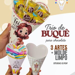 ARQUIVO DE CORTE BUQUÊ PARA CHOCOLATES (STUDIO, PDF E SVG) (2)