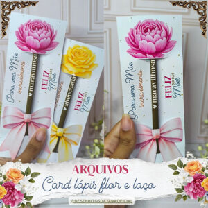 Arquivo Card Lápis laço - Dia das Mães 2026