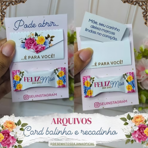 Arquivo Card balinha + recadinho - Dia das Mães 2026