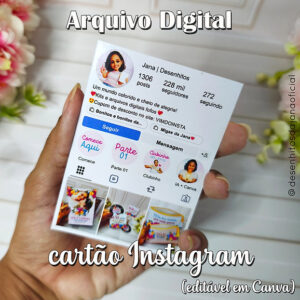 Arquivo Digital Cartão Instagram