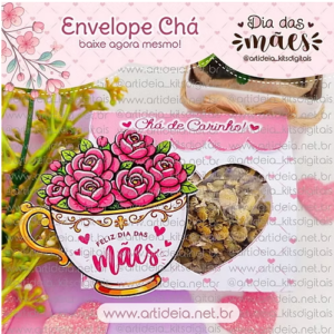 Arquivo Digital - Envelope Chá #2 Dia das Mães