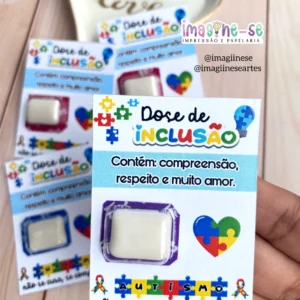 Arquivo digital _ Cartão chiclete Dose de inclusão Autismo