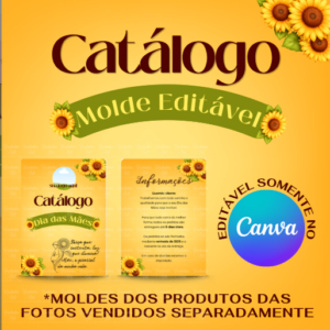 Catálogo Girassol 2026 Dia das Mães Editável no Canva