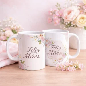 Pacote de Artes Canecas Dia das Mães V7 (SEM FOTO)