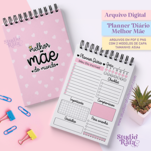 Planner Diário Dia das Mães (arquivo digital)