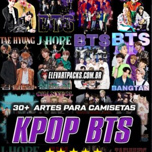 30 estampas K-pop & BTS