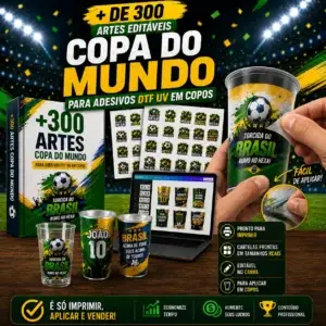 300 Artes DTF UV NAMORADOS