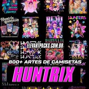 900 estampas de camisetas HUNTRIX