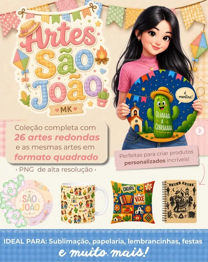 ARTES SÃO JOÃO • COLEÇÃO DIGITAL ARTES SÃO JOÃO • COLEÇÃO DIGITAL - Imagem 1