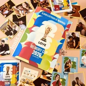 Álbum da copa personalizado - Dia dos Namorados