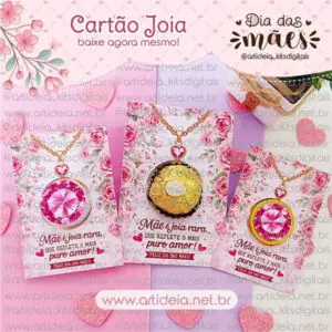 Arquivo Digital - Cartão Joia Dia das Mães