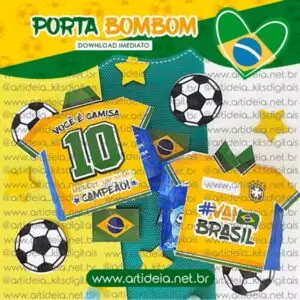 Arquivo Digital - Porta Bombom Camiseta Copa do Mundo