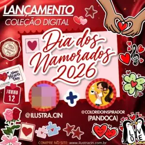 Coleção Digital DIA DOS NAMORADOS 2026 ( Ilustracin )