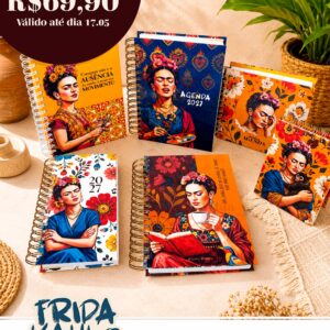 Frida Kahlo - Combo Encadernação