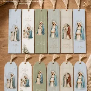 Kit Pronto para Imprimir Marcadores de páginas COMO MARIA 2