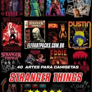 Pack Artes Stranger Things - 40 artes