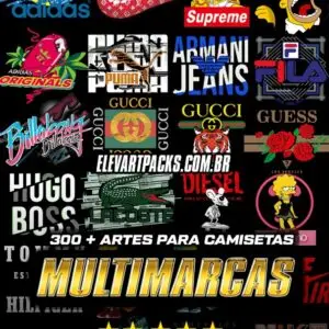 Pack Multimarcas 300+ Artes