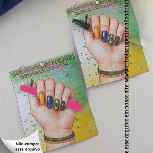 card mini lixa ou escovinha Brasil