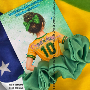 card xuxinha brasil amarelo